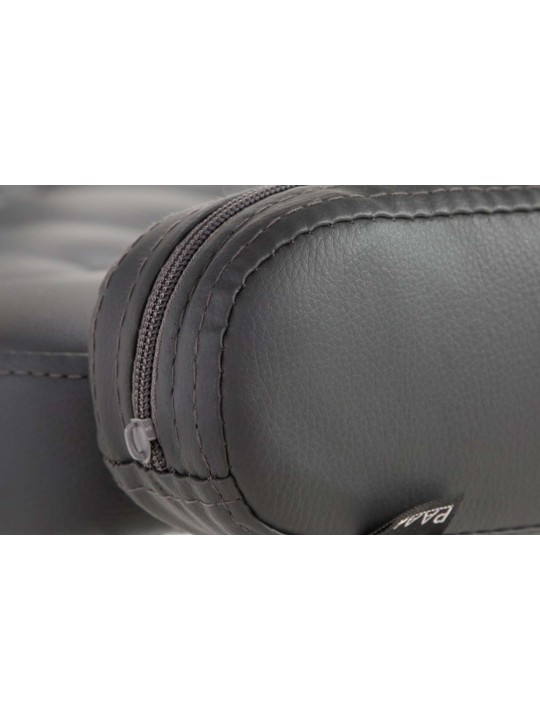 Tumbona Dublin piel sintética, gris Tumbona Dublin piel sintética, gris