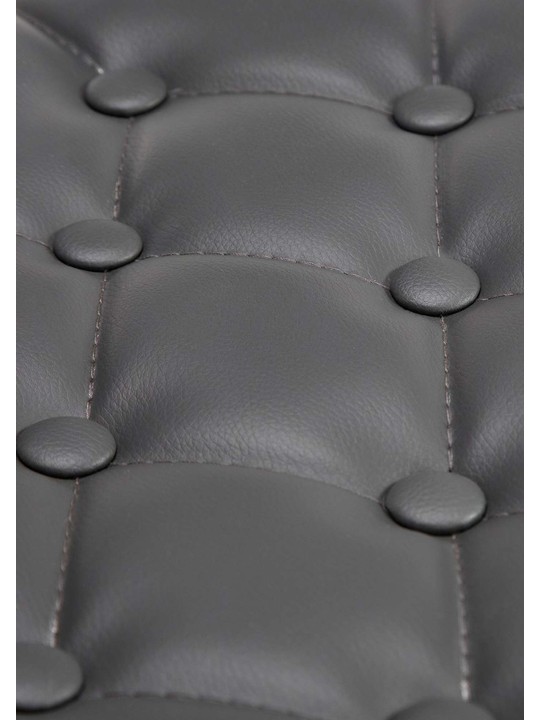 Tumbona Dublin piel sintética, gris Tumbona Dublin piel sintética, gris