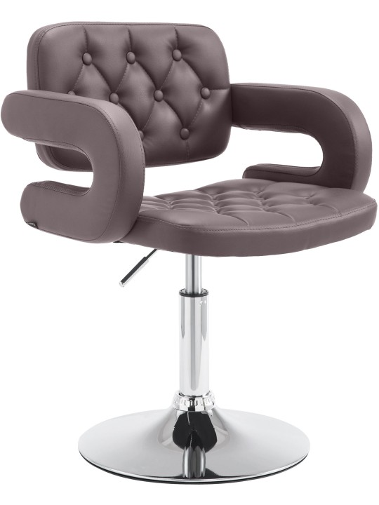 Tumbona Dublin piel sintética, marrón Tumbona Dublin piel sintética, marrón