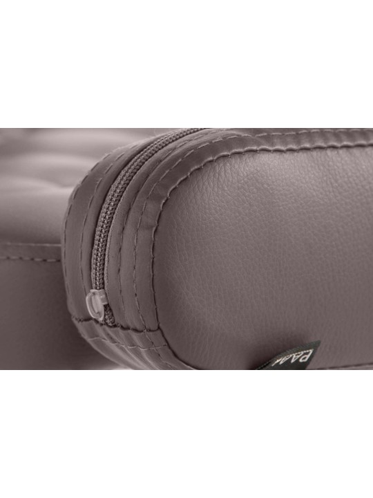 Tumbona Dublin piel sintética, marrón Tumbona Dublin piel sintética, marrón