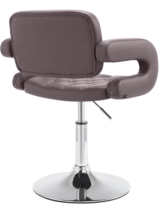 Tumbona Dublin piel sintética, marrón Tumbona Dublin piel sintética, marrón