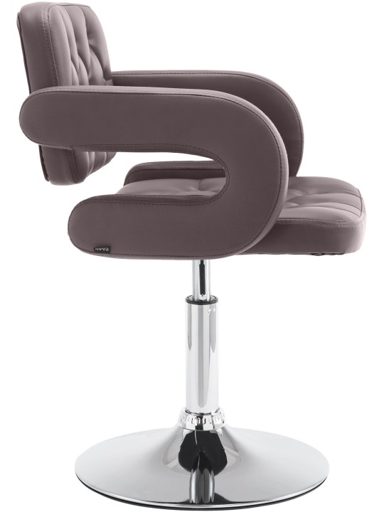 Tumbona Dublin piel sintética, marrón Tumbona Dublin piel sintética, marrón