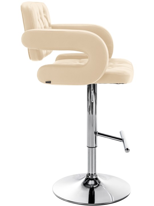 Taburete de bar Dublin C, crema
