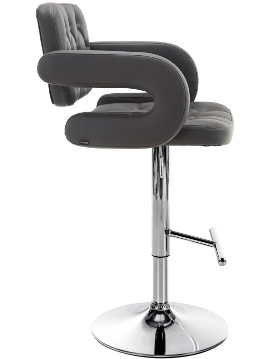 Taburete de bar Dublin C, gris