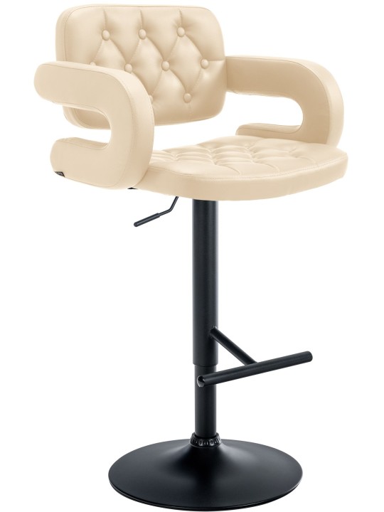 Taburete de bar Dublín, crema