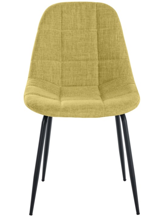 Conjunto de 2 sillas Tom tela, verde claro Conjunto de 2 sillas Tom tela, verde claro