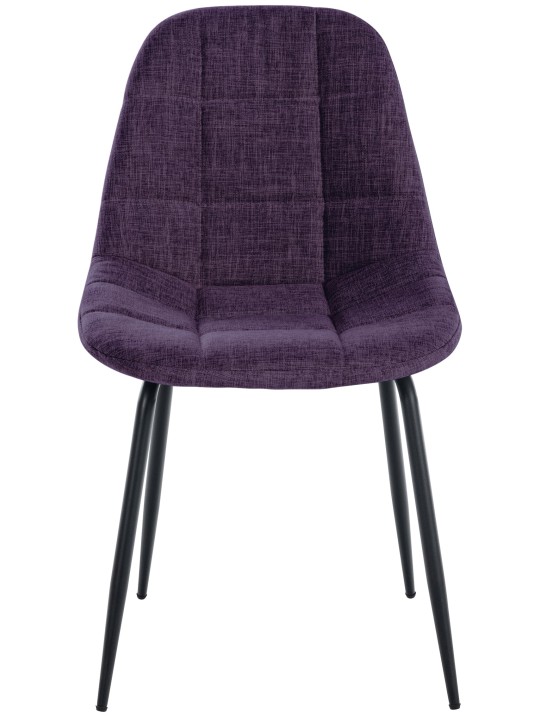 Set de 2 sillas Tom tela, lila