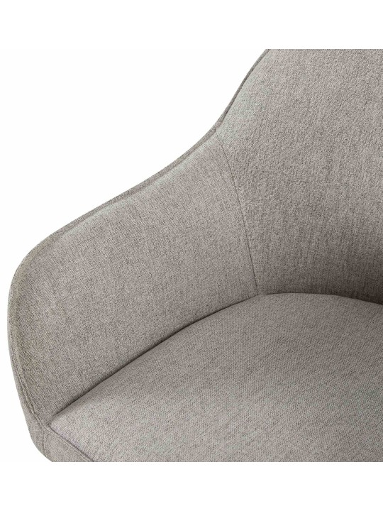 Silla de comedor tela Boise, gris