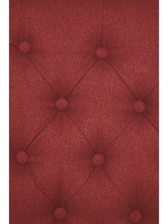 Silla de comedor tela Lisburn, rojo