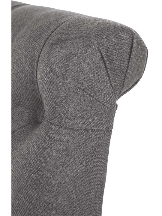 Juego de 2 sillas de comedor de tela Lisburn, gris Juego de 2 sillas de comedor de tela Lisburn, gris