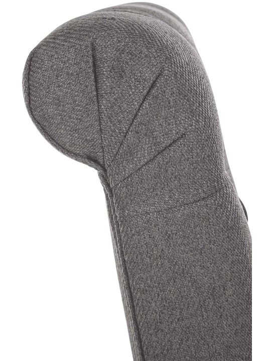 Juego de 2 sillas de comedor de tela Lisburn, gris Juego de 2 sillas de comedor de tela Lisburn, gris