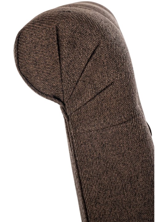 Juego de 2 sillas de comedor de tela Lisburn, marrón Juego de 2 sillas de comedor de tela Lisburn, marrón