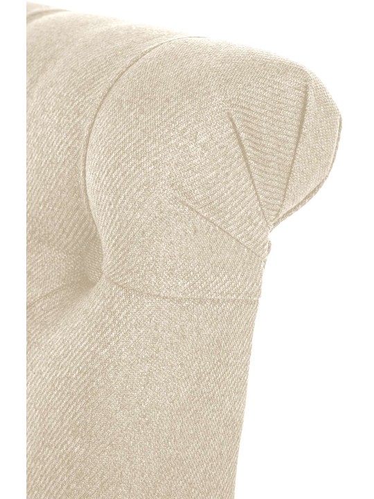 Juego de 2 sillas de comedor de tela Lisburn, crema Juego de 2 sillas de comedor de tela Lisburn, crema