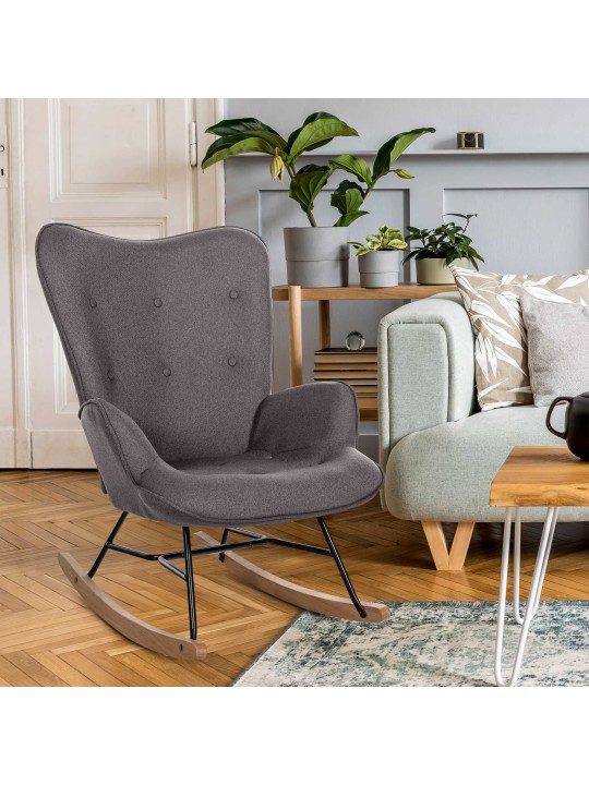 Silla Sanka tela, gris oscuro Silla Sanka tela, gris oscuro