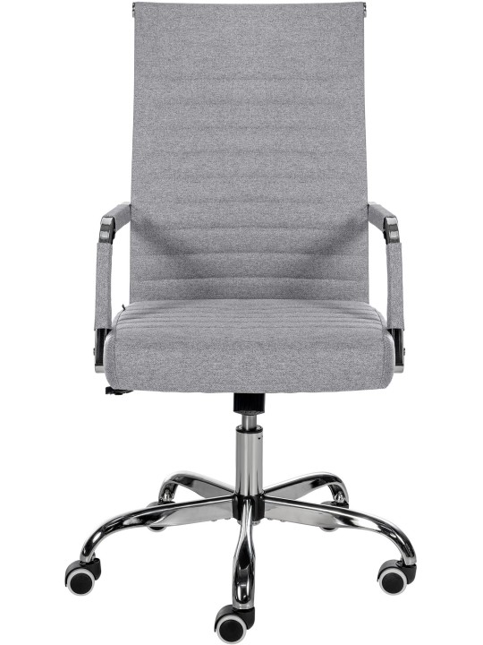 Silla de oficina Amadora tela, gris