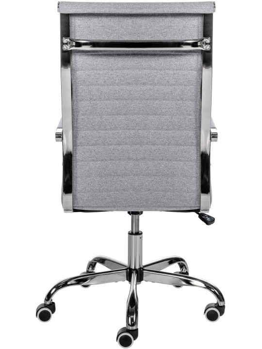 Silla de oficina Amadora tela, gris