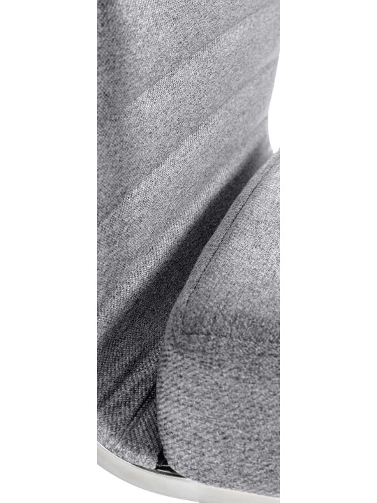 Silla de oficina Amadora tela, gris