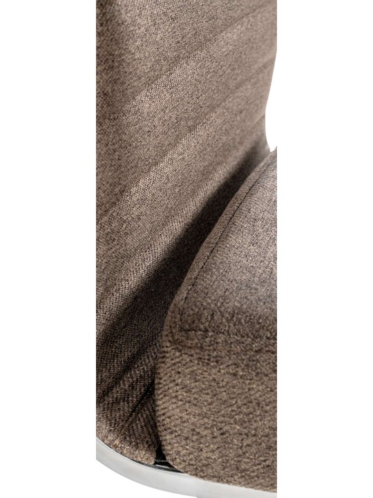 Silla de oficina Amadora tela, taupe