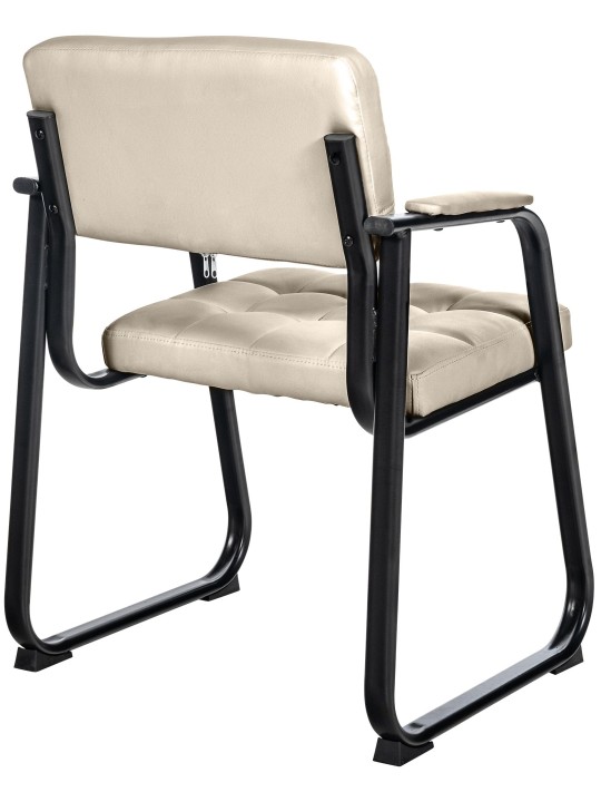 Silla de visita Canada B piel sintética, crema Silla de visita Canada B piel sintética, crema