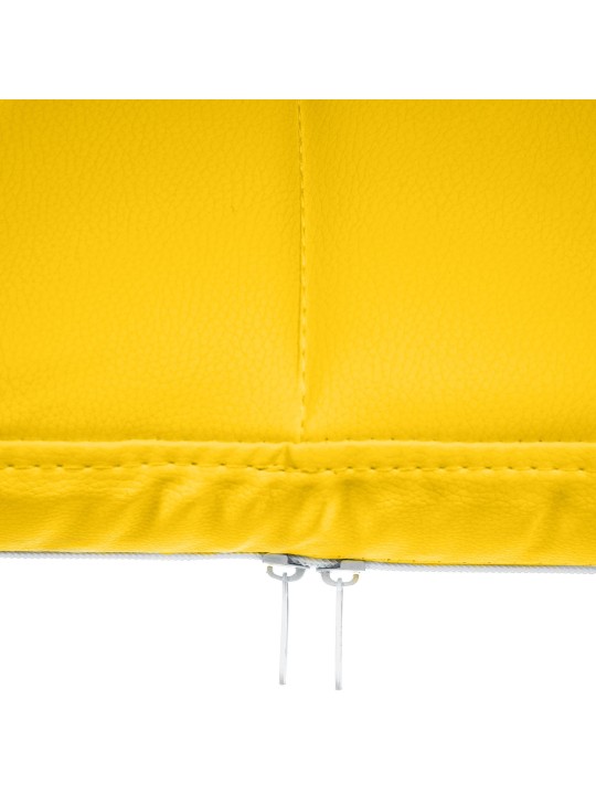 Silla de visita Canada B piel sintética, amarillo