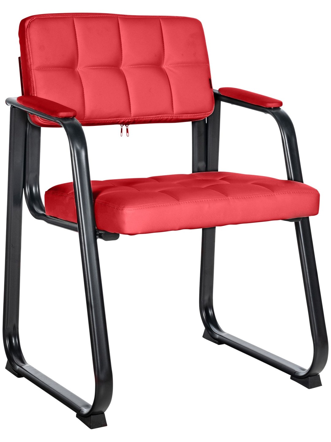 Silla de visita Canada B piel sintética, rojo