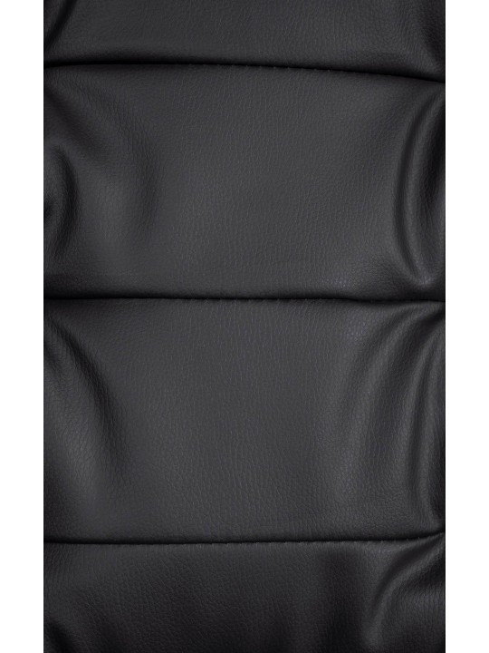 Silla de oficina Oxígeno piel sintética, negro