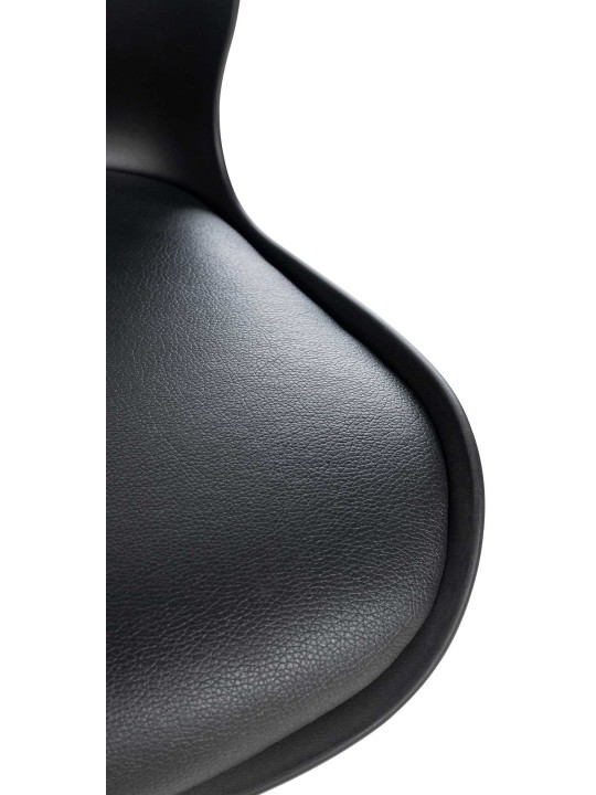 Taburete de bar Gilbert plástico, negro