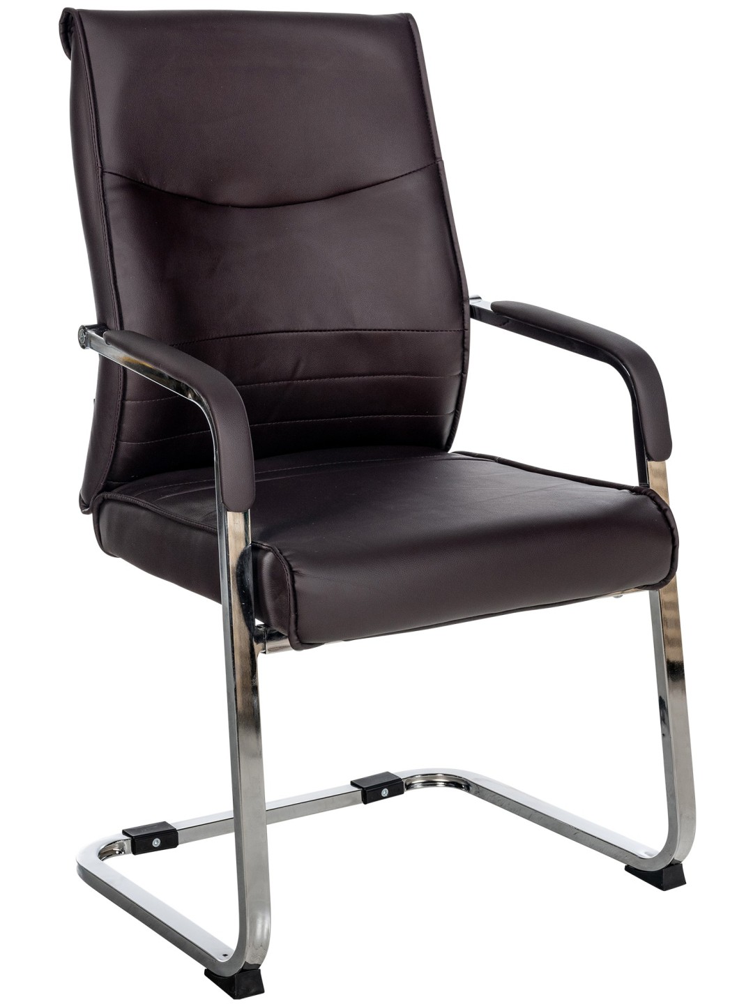 Silla de visita Hobart, marrón