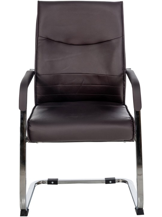 Silla de visita Hobart, marrón