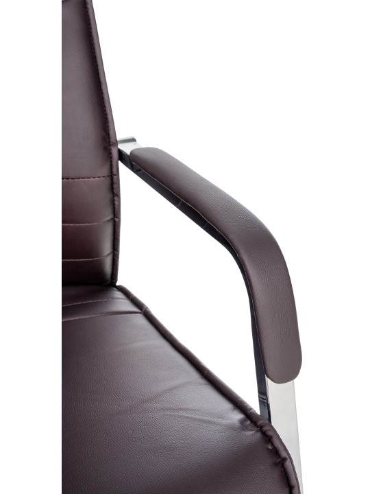 Silla de visita Hobart, marrón