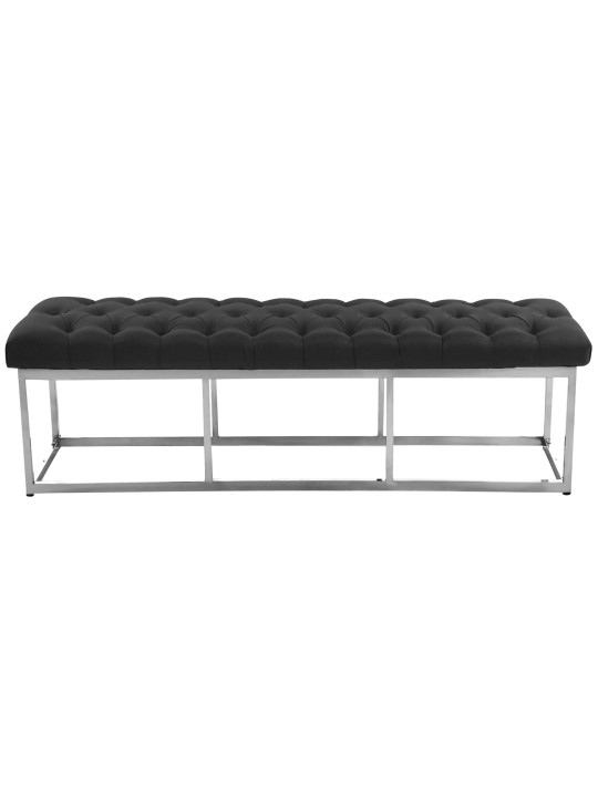 Banco Amun tela E150, gris oscuro