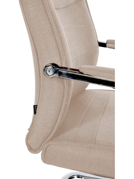 Silla de visita Hobart tela, taupe Silla de visita Hobart tela, taupe