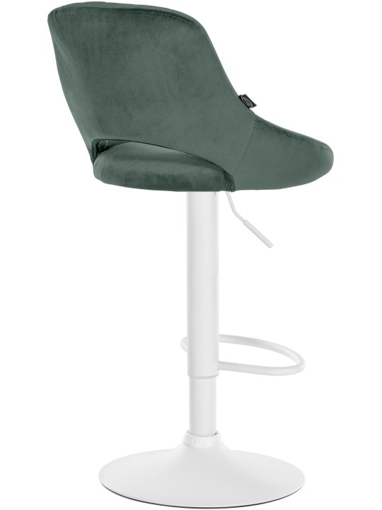 Juego de 2 taburetes de bar Milet terciopelo W, verde Juego de 2 taburetes de bar Milet terciopelo W, verde