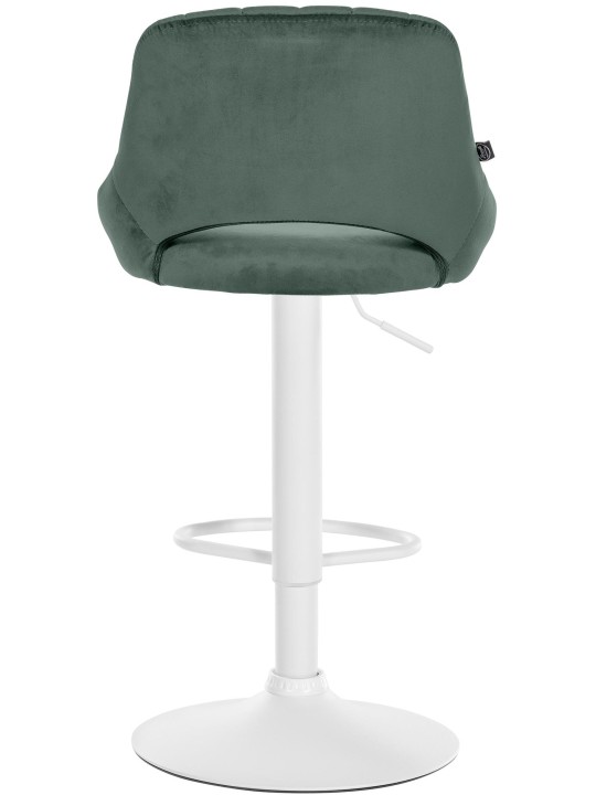 Juego de 2 taburetes de bar Milet terciopelo W, verde Juego de 2 taburetes de bar Milet terciopelo W, verde