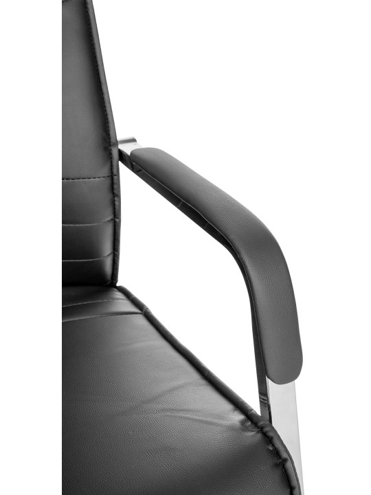 Juego de 2 sillas para visitas Hobart, negro