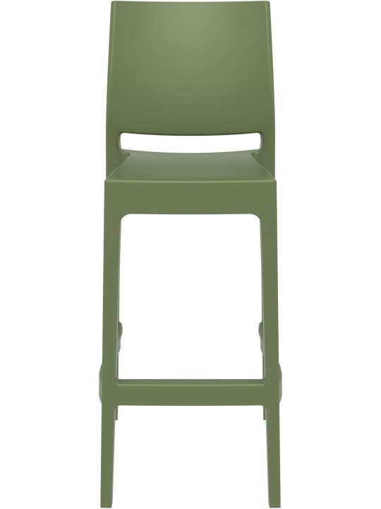 Taburete de bar Maya, oliva Taburete de bar Maya, oliva