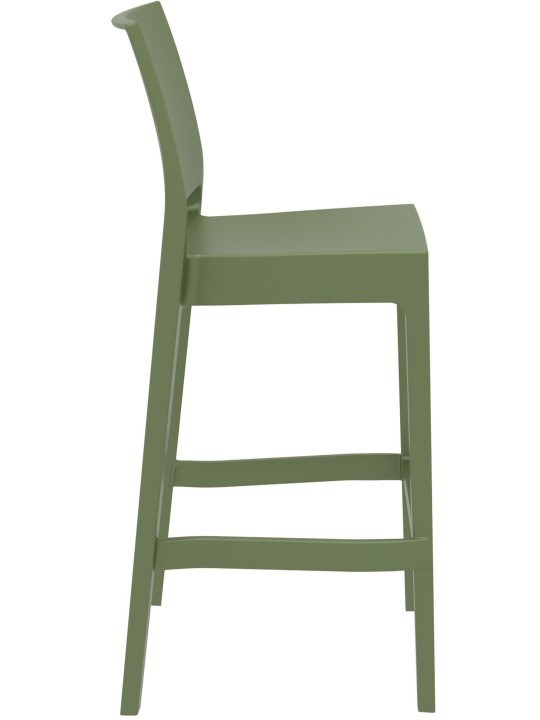 Taburete de bar Maya, oliva Taburete de bar Maya, oliva
