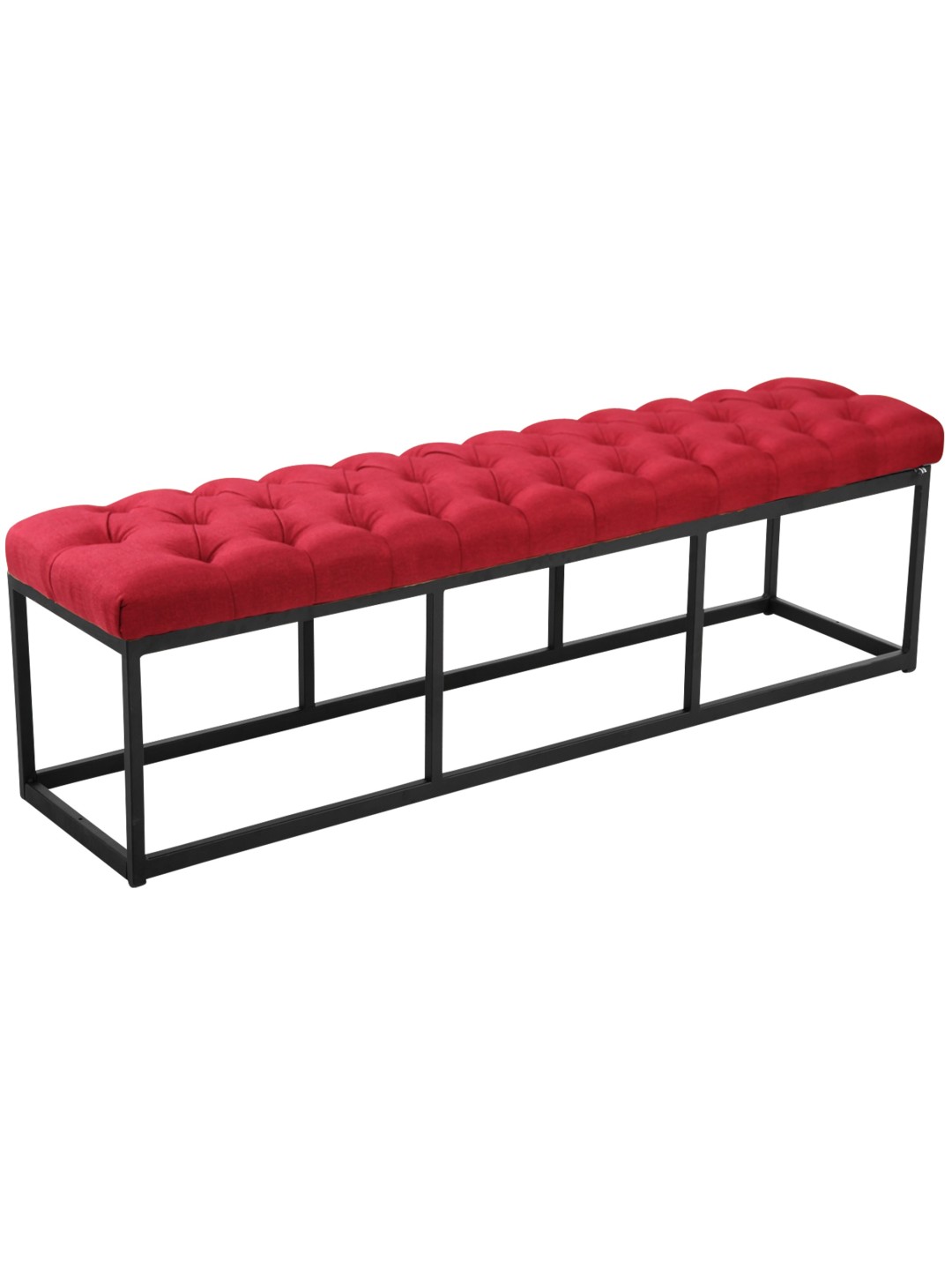 Banco Amun tela 150 cm, rojo