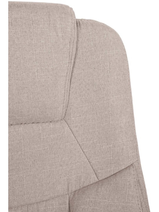 Silla de oficina BIG Apollo tela, crema