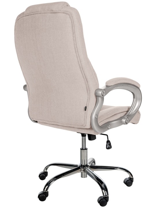 Silla de oficina BIG Apollo tela, crema