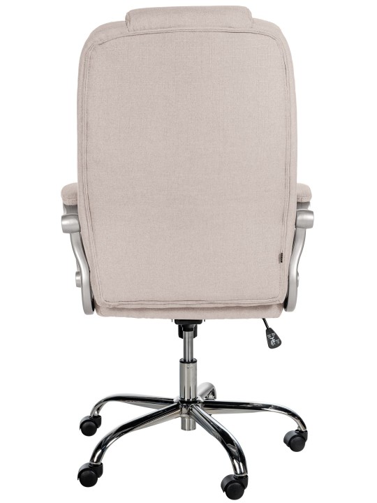 Silla de oficina BIG Apollo tela, crema