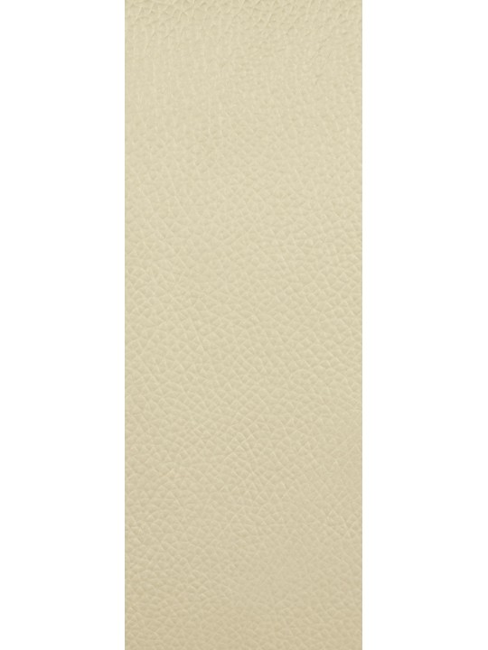 Silla de oficina Cleveland cuero genuino, crema