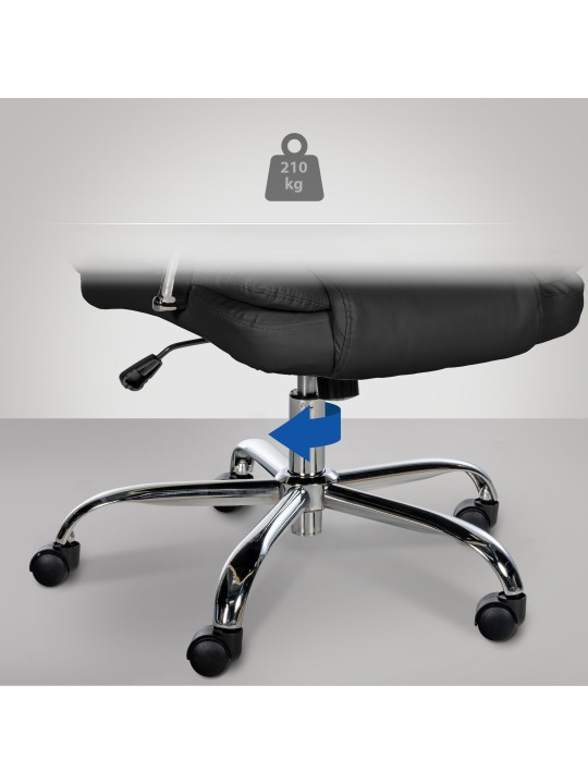 Silla de oficina BIG Xanthos, negro