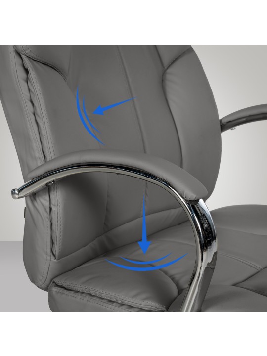 Silla de oficina BIG Xanthos, gris