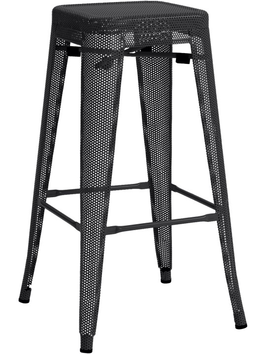 Taburete de bar Fletcher, negro