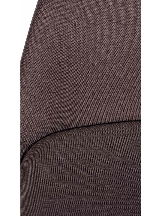 Taburete de bar Corbin tela Square natura, marrón