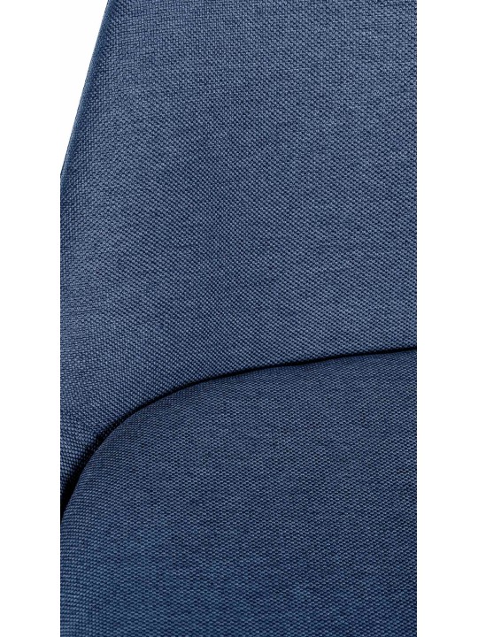 Taburete de bar Corbin tela Square natura, azul Taburete de bar Corbin tela Square natura, azul