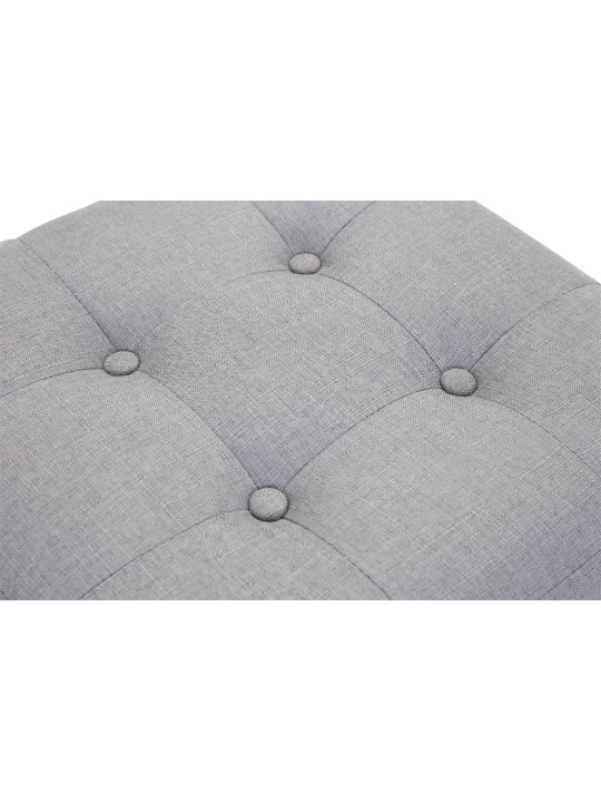 Taburete faraón, luz antigua, gris claro