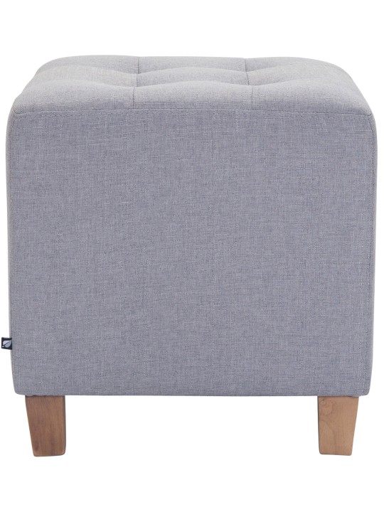 Taburete faraón, luz antigua, gris claro