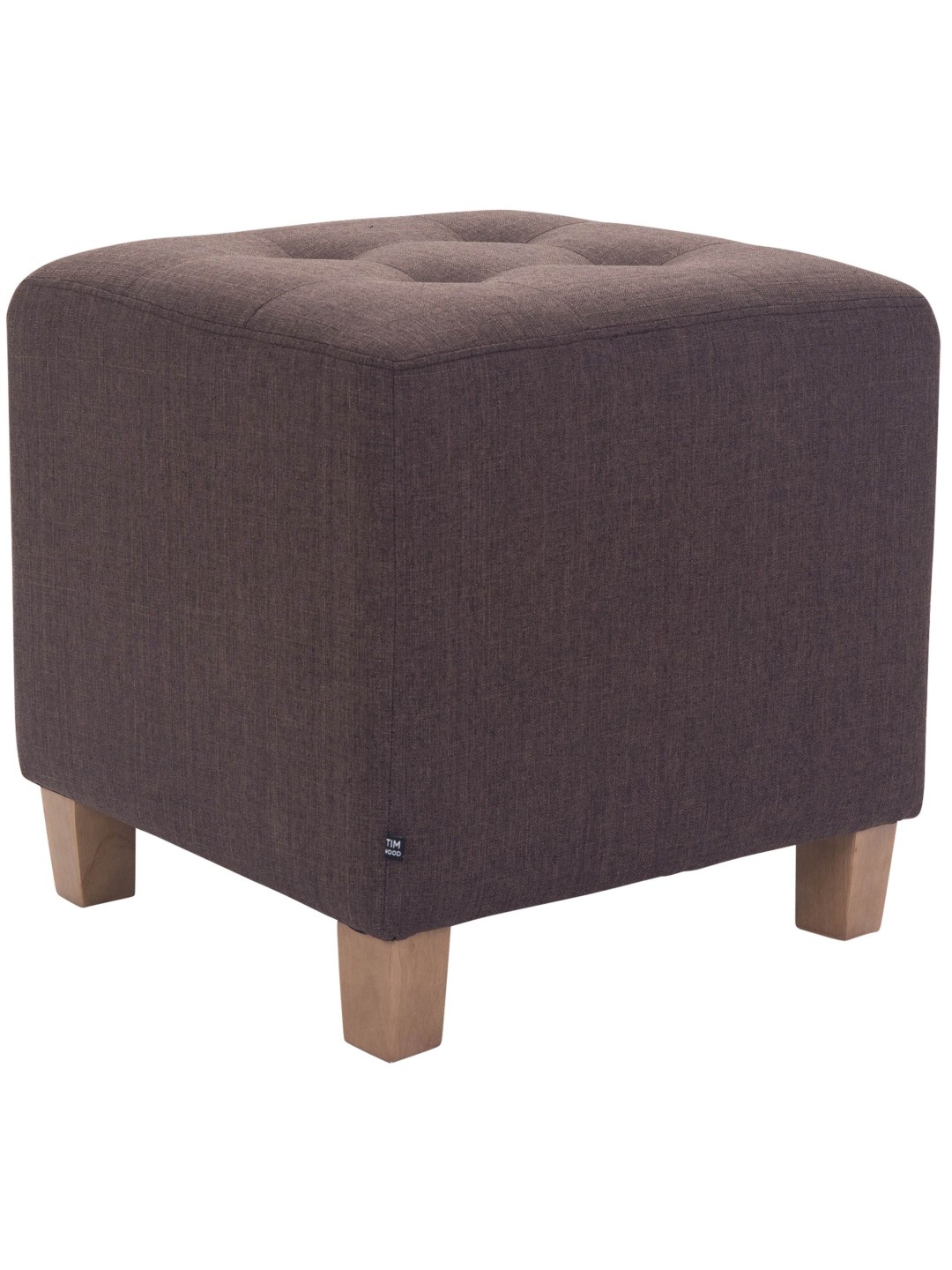 Taburete faraón, luz antigua, marrón